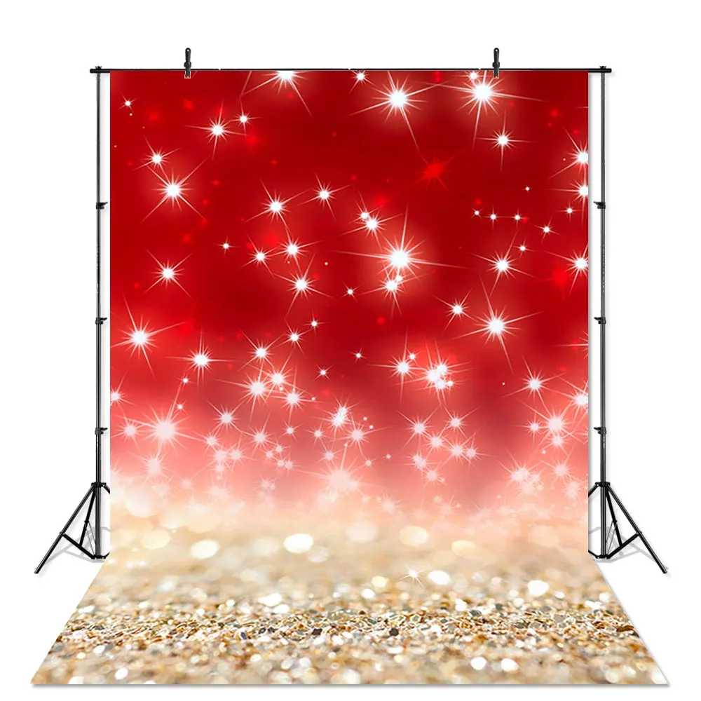 

Фон для фотографий красный волшебный боке Рождество Блестящий красный фон для детской портретной фотосессии