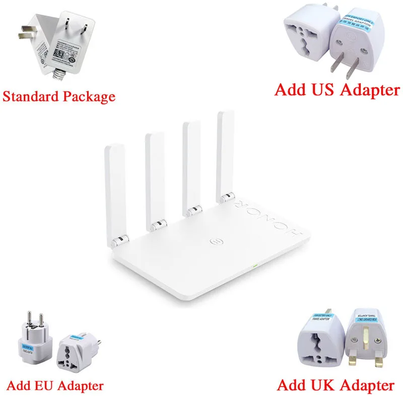 Huawei Honor Z1 Wireless WIFI Router 2.4G 5G Dual-Band 1300Mbps Dual-Core 1.2GHz CPU 4 High Gain Antennas Wider Wifi Repeater