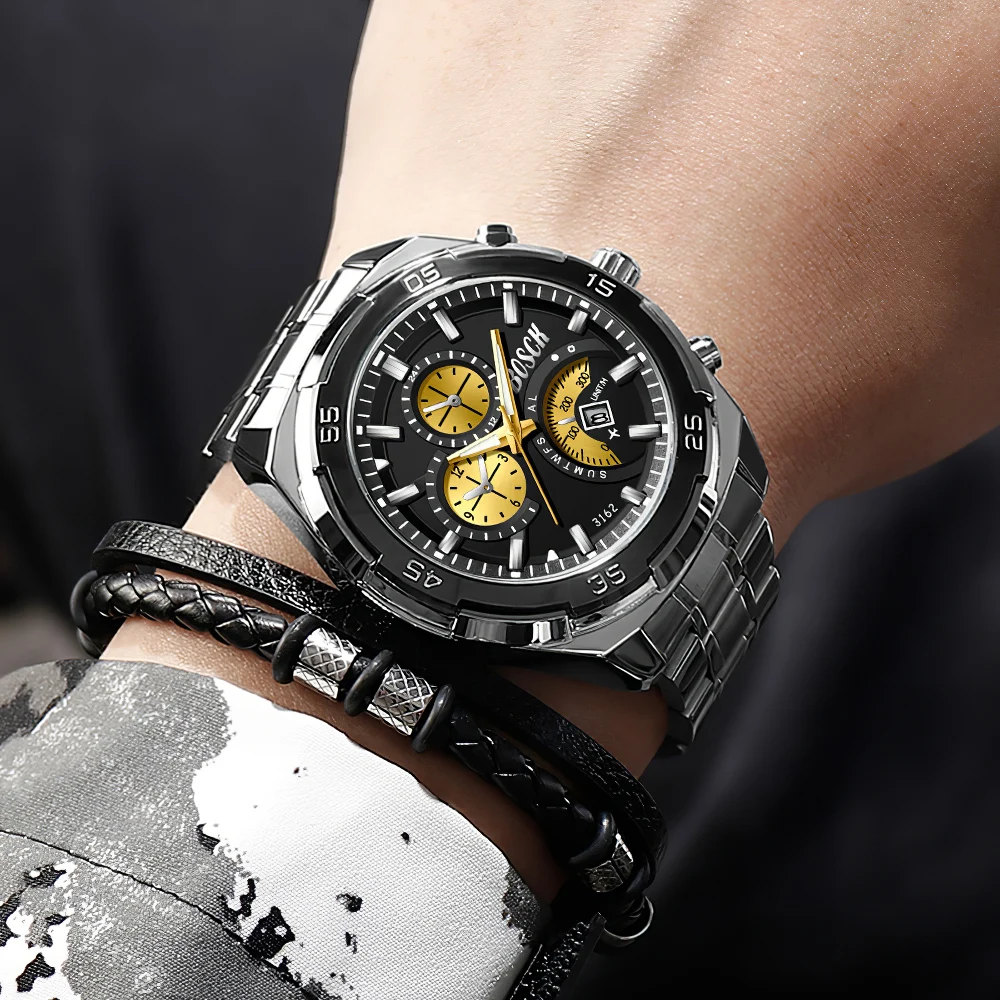 Часы наручные мужские кварцевые спортивные модные водонепроницаемые со