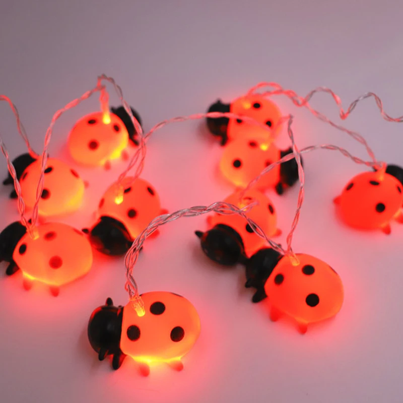 Милая светодиодная гирлянда в виде единорога для детской комнаты праздничное