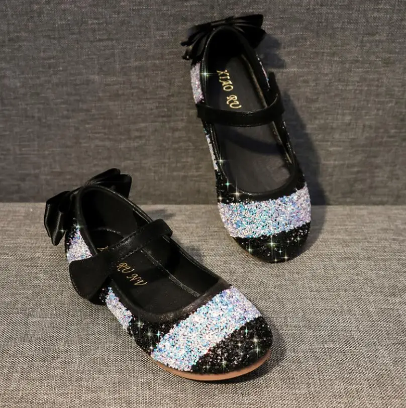 Детская кожаная обувь принцессы для девочек яркие цвета повседневные сандалии