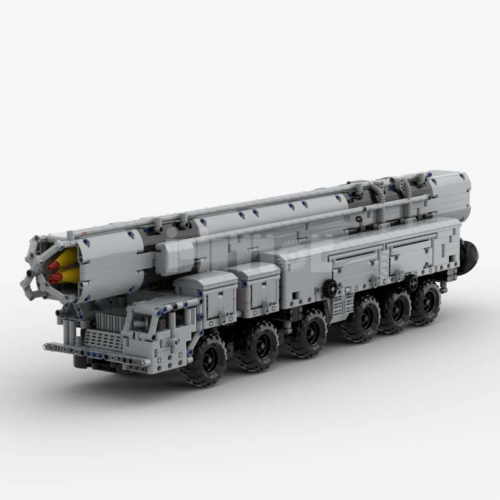 Moc-53753 / 53755 maz-547 грузовик для транспортировки ракет 3444 шт. подарок мальчику