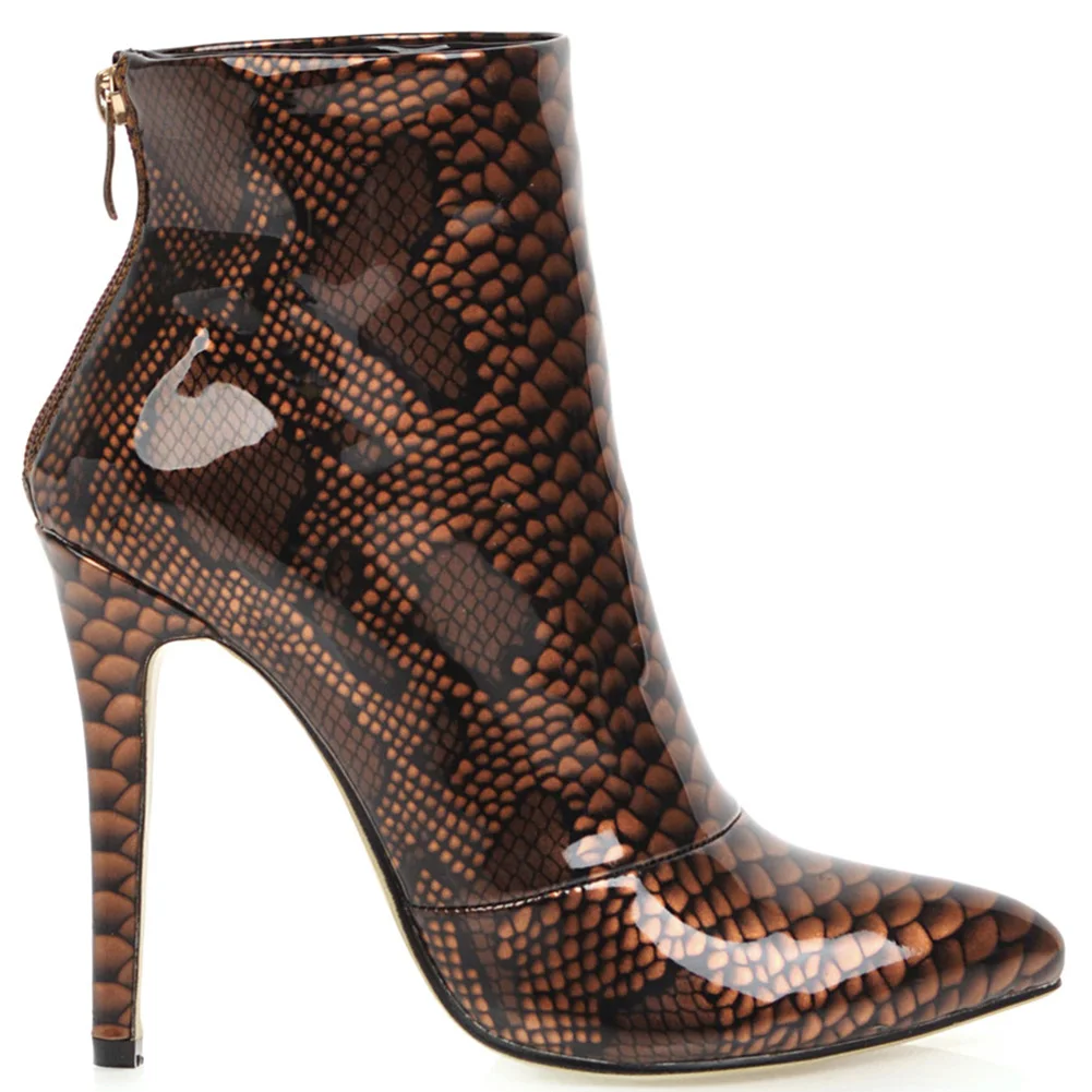 Sarairis High Quality Plus Size 33-46 INS Hot Shoes Woman Boots Female Super High Heels Zip Up Party Boots Women Shoes