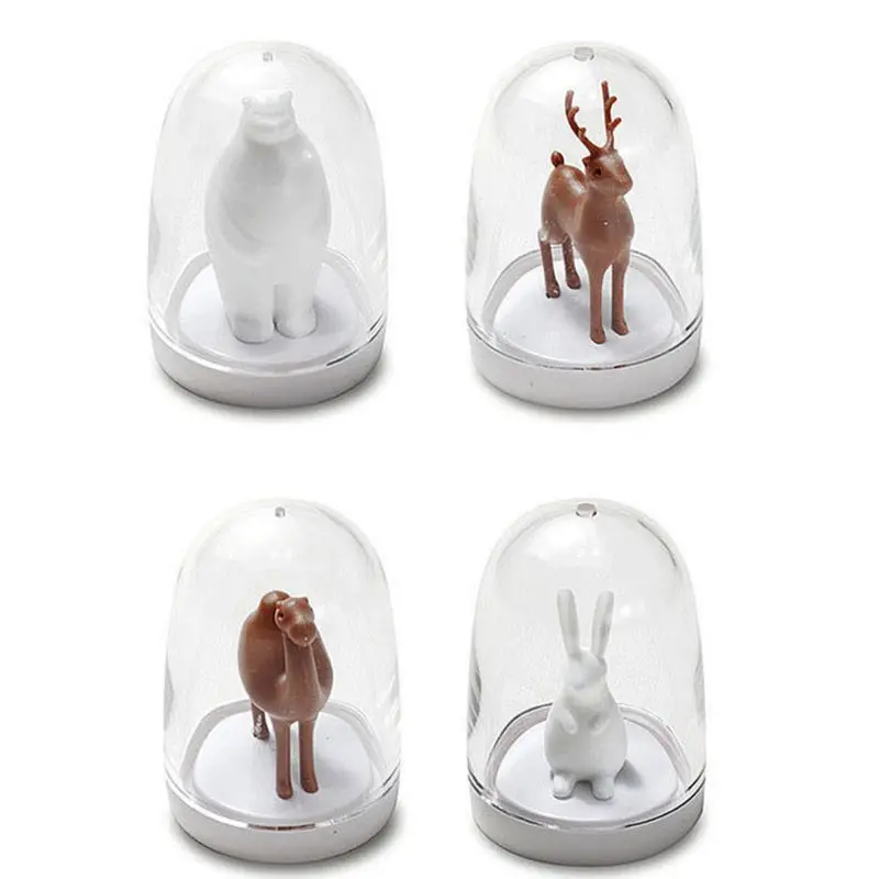 ABSS-4pcs кухонные принадлежности Четыре животного банка для специй креативные животные приправа бутылка для соли сахара перца шейкер инструменты для приготовления пищи