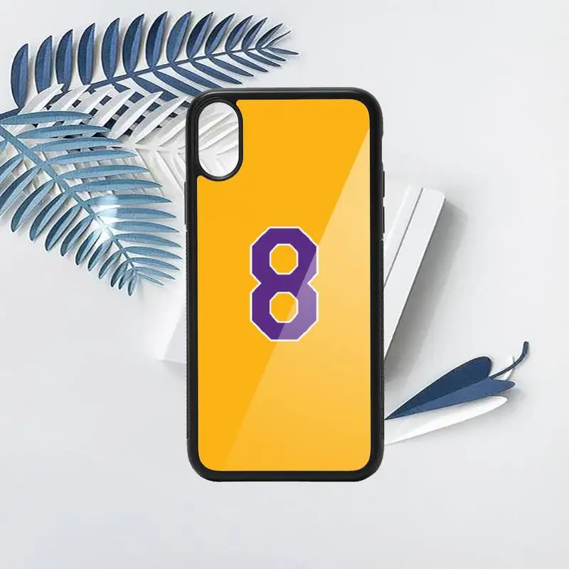 

Basketball 23 24 Lucky Number Phone Cases PC for iPhone 11 12 pro XS MAX 8 7 6 6S Plus X 5S SE 2020 XR