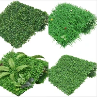 6040cm artificial plant wall milan lawn green planting background wall decoration image plastic fake grass flower wall cheap