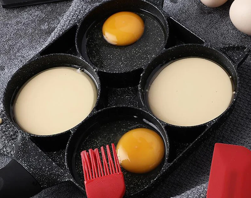 Волшебная кастрюля с четырьмя отверстиями утолщенная сковорода для омлета