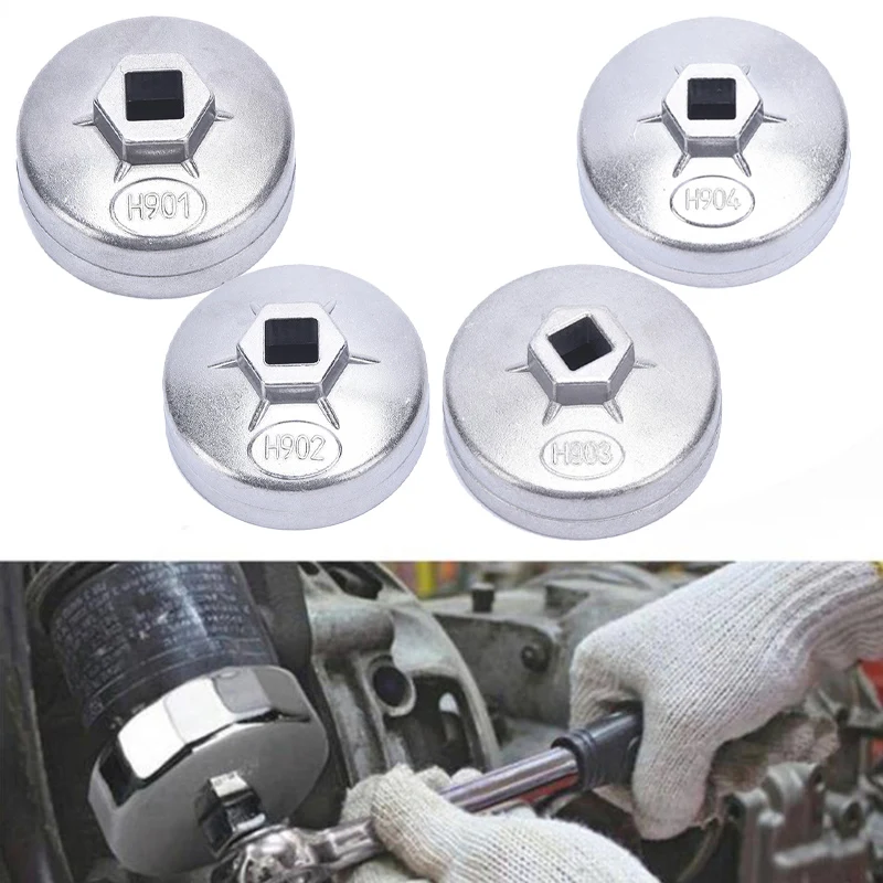 

1Pcs Aluminum Cup Type Oil Filter Cap Wrench Socket Auto Hand Repair Removal Tools