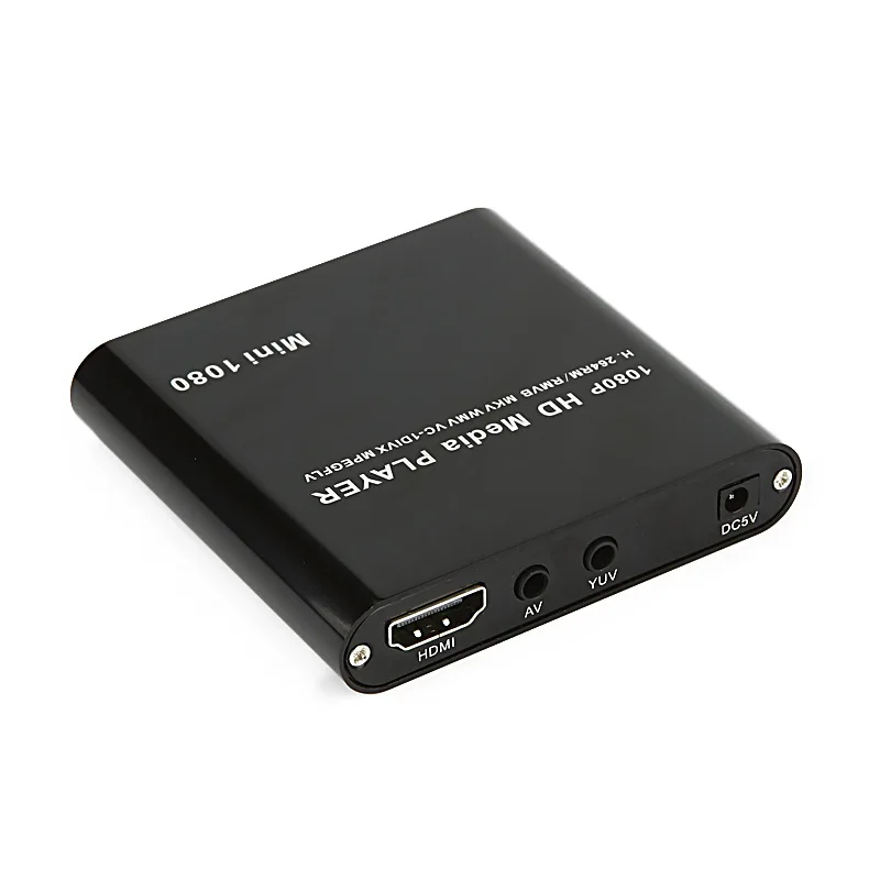 Full HD 1080P Media Player Center MultiMedia Video with VGA AV USB SD/MMC Mpeg2-HD Surpport mkv H.264 HDD021 |