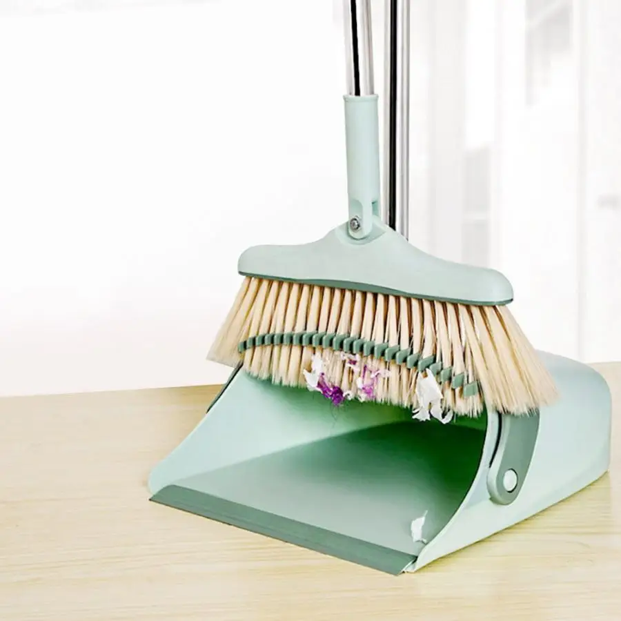 

Home Clearning Dustpan Broom Set Home Cleaning Sweeping Tool for Household Cleaning Use Set Dust Pan And Broom