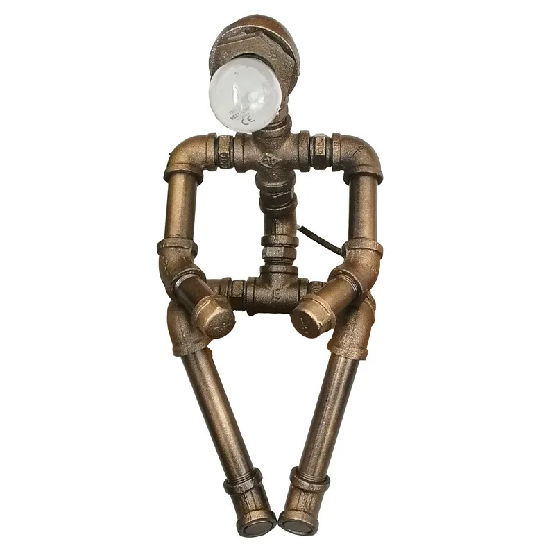

Industrial style retro student dormitory children's bedroom living room bedside marriage creative personality reading lamp