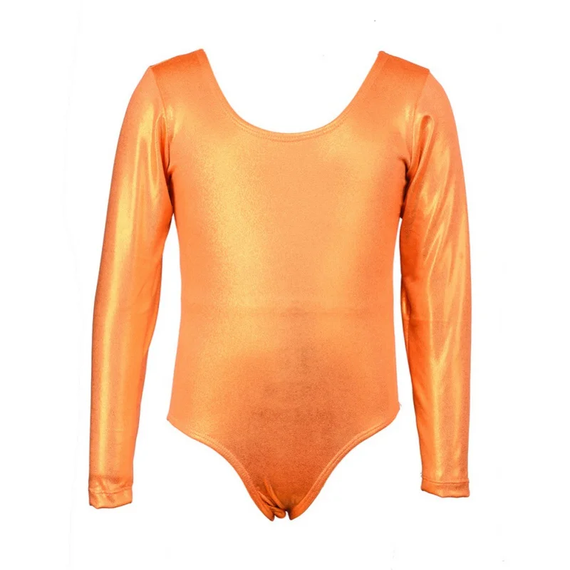 

Girls Toddler Ballerina Costume Long Sleeve Ballet Dance Wear Leotard Gym Dress Long Sleeved Radium Solid Color Body Clothing