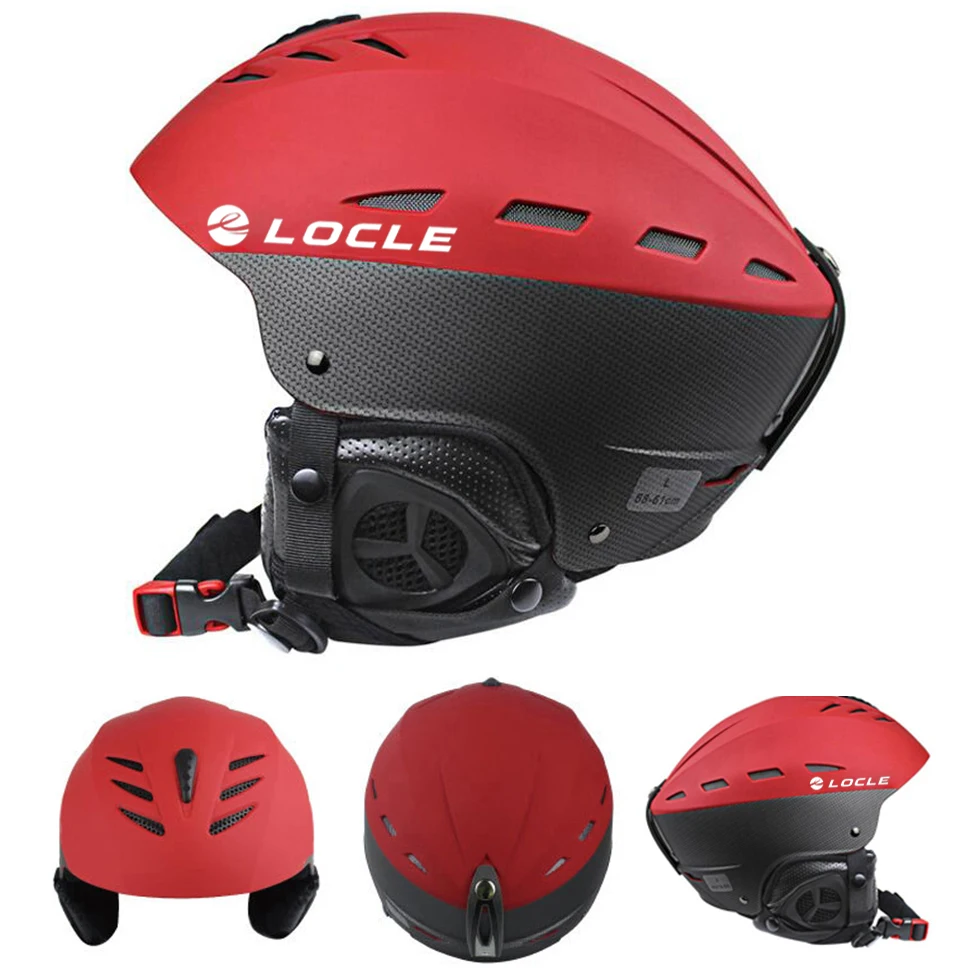 Лыжный шлем LOCLE профессиональный сертификация ABS + EPS CE лыжный для катания на лыжах