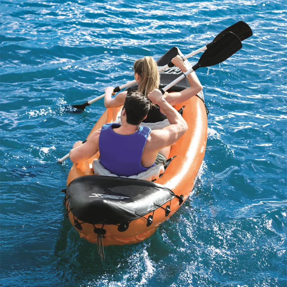 Новый горячий портативный утолщенный материал Двойной каяк с двумя съемными