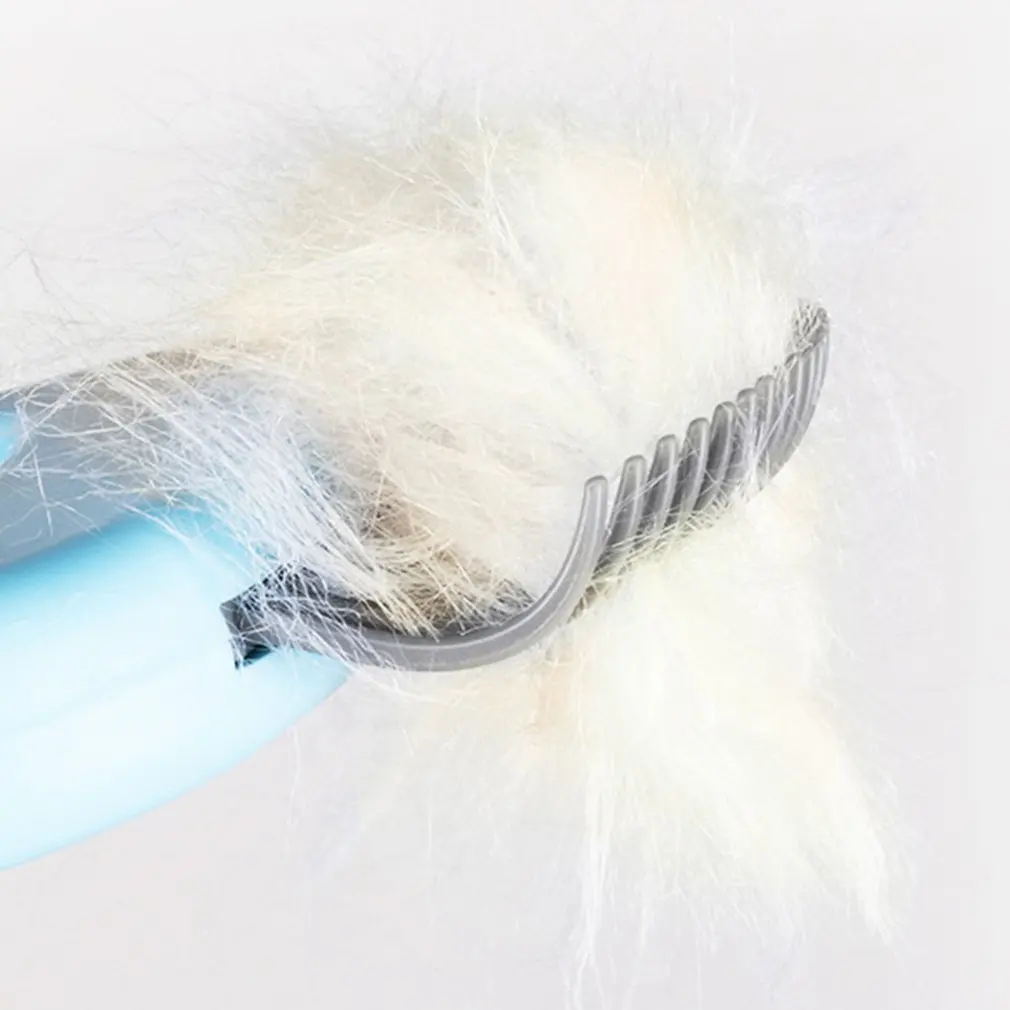 Pet cat shell comb long and short hair artifact open knot to remove floating ear type cleaning tool | Дом и сад