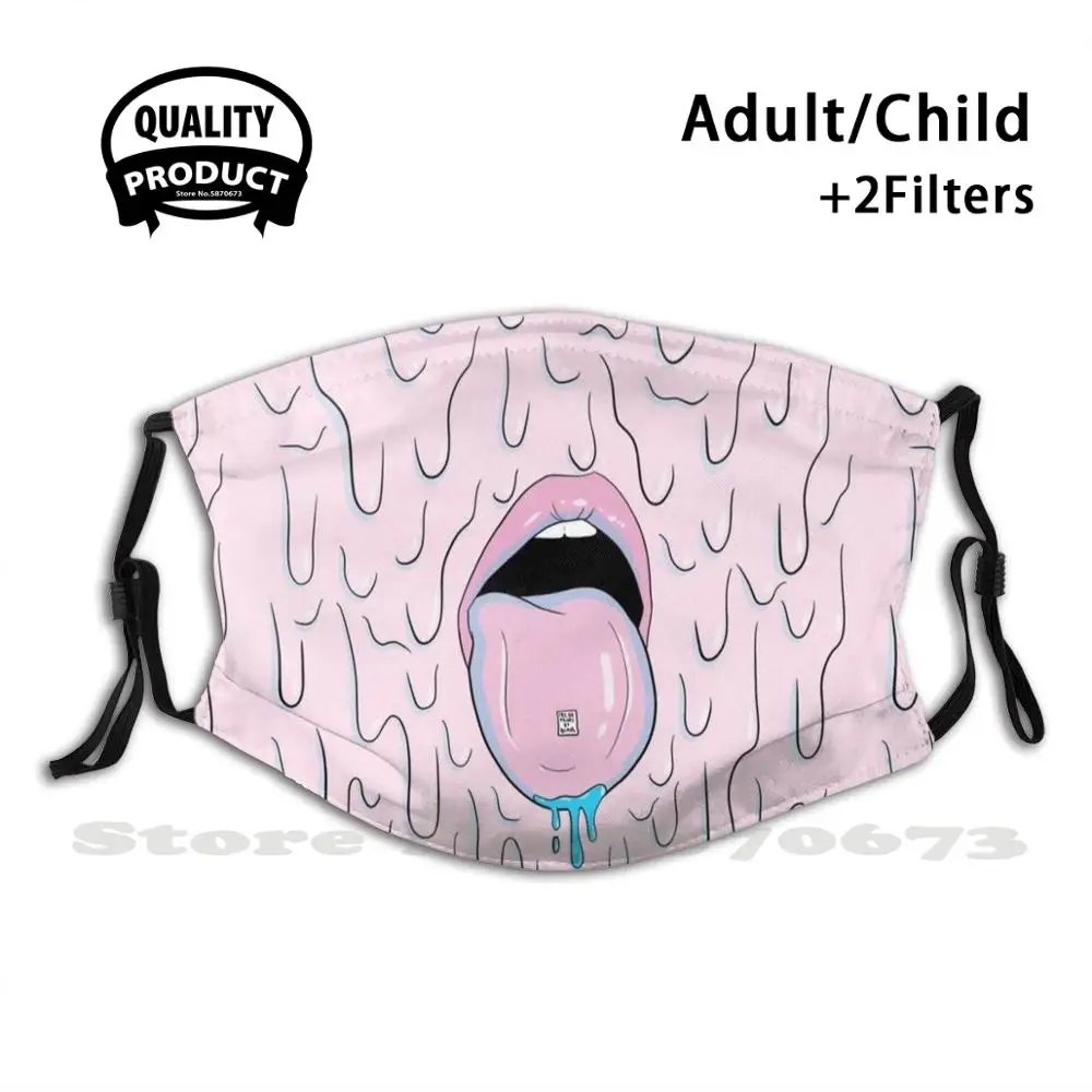 

Противопылевые маски Melty Mouth с фильтром для мужчин женщин детей девочек мальчиков подростков маски для рта мелти аниме в эстетике свежий принт Блэр свежий от Блэра