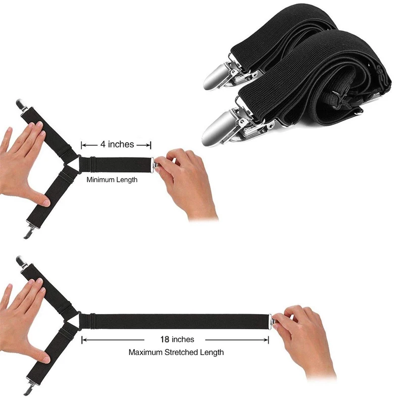 Регулируемый эластичный чехол для матраса Нескользящие зажимы одежды|Бельевые