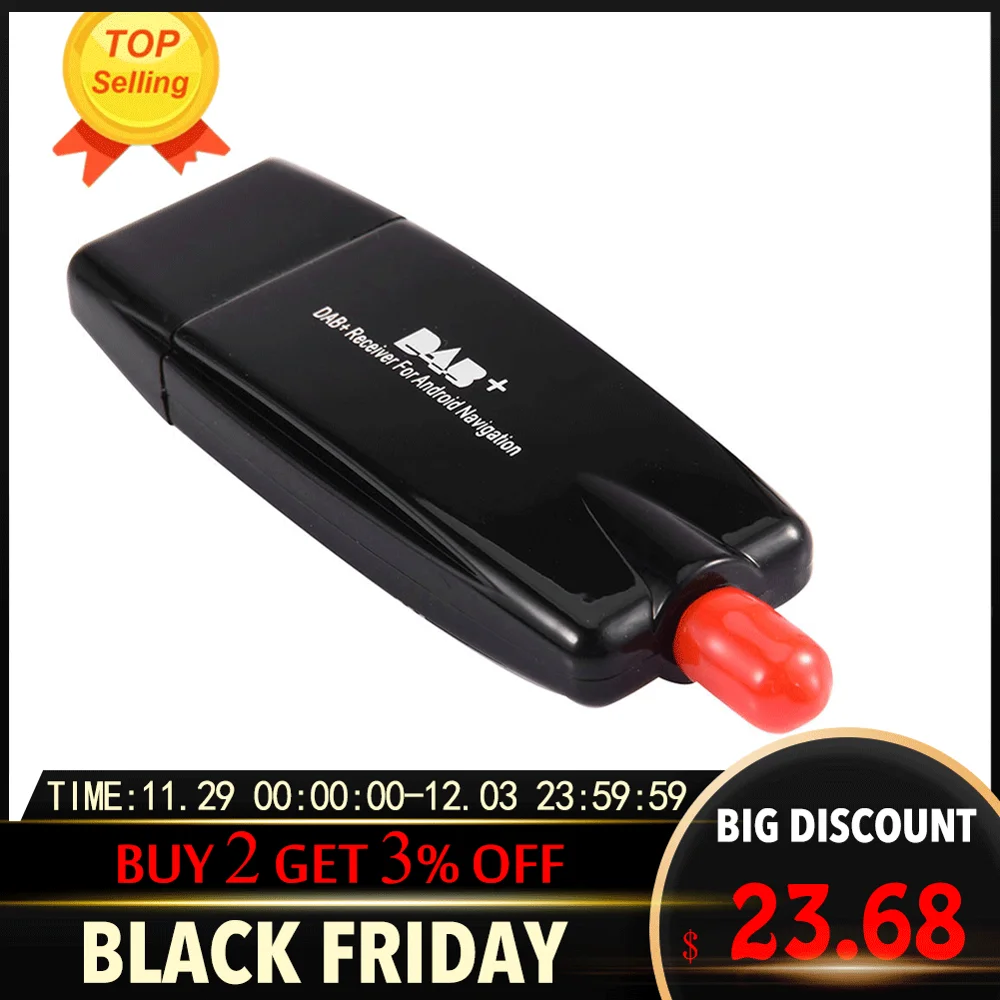 Автомобильная DAB + удлинительная антенна с USB адаптером приемника для Android 4 5 1 6 0 7