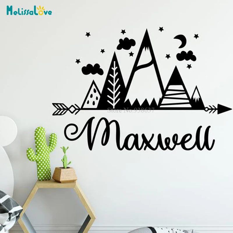 Настенная Виниловая наклейка для детской комнаты с изображением леса | Дом и сад