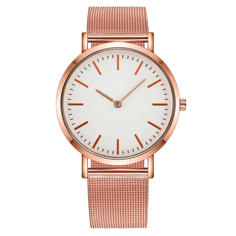 

Casual Men's Wrist Watch Business Silver Alloy Milano Mesh Strap Mens Quartz Watch Erkek Kol Saati men's Wristwatch Dropshipping