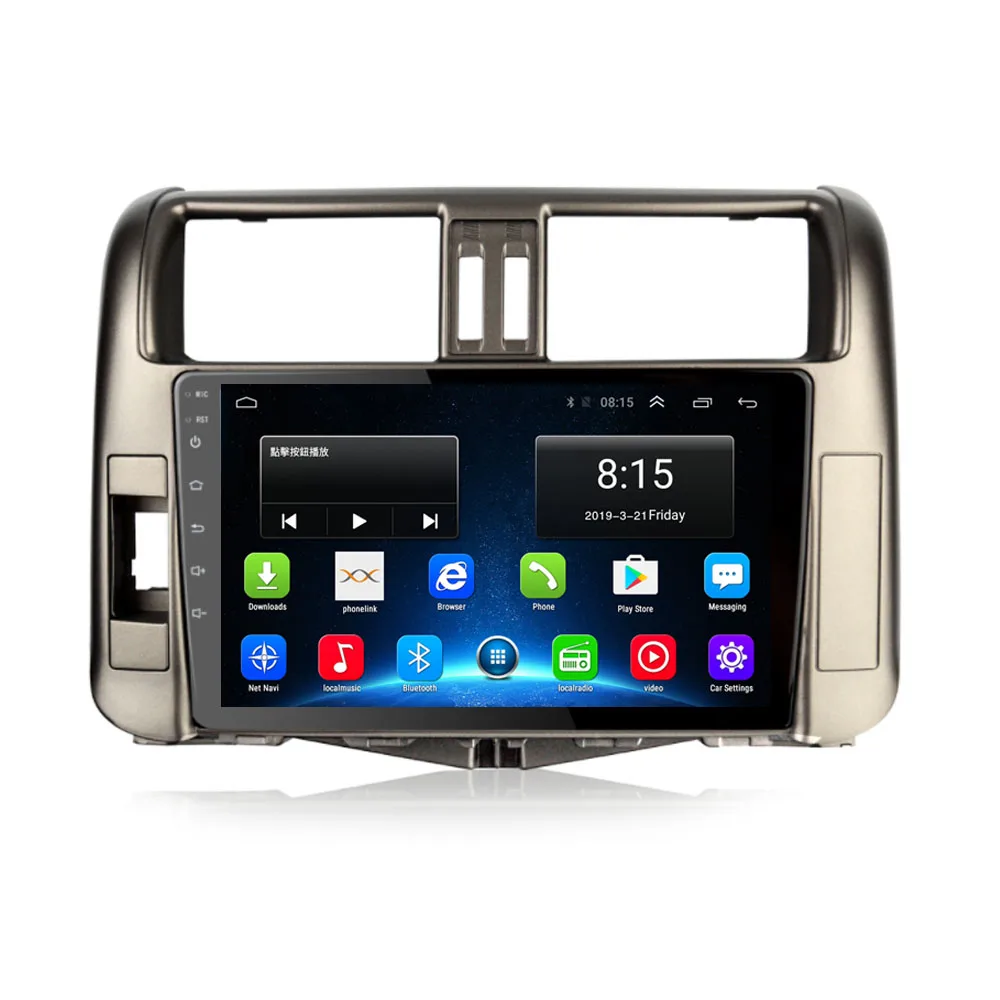 4G LTE Android 8,1 подходит для TOYOTA PRADO 2010 2011 2012 2013 Мультимедиа стерео автомобильный dvd-плеер навигация gps радио