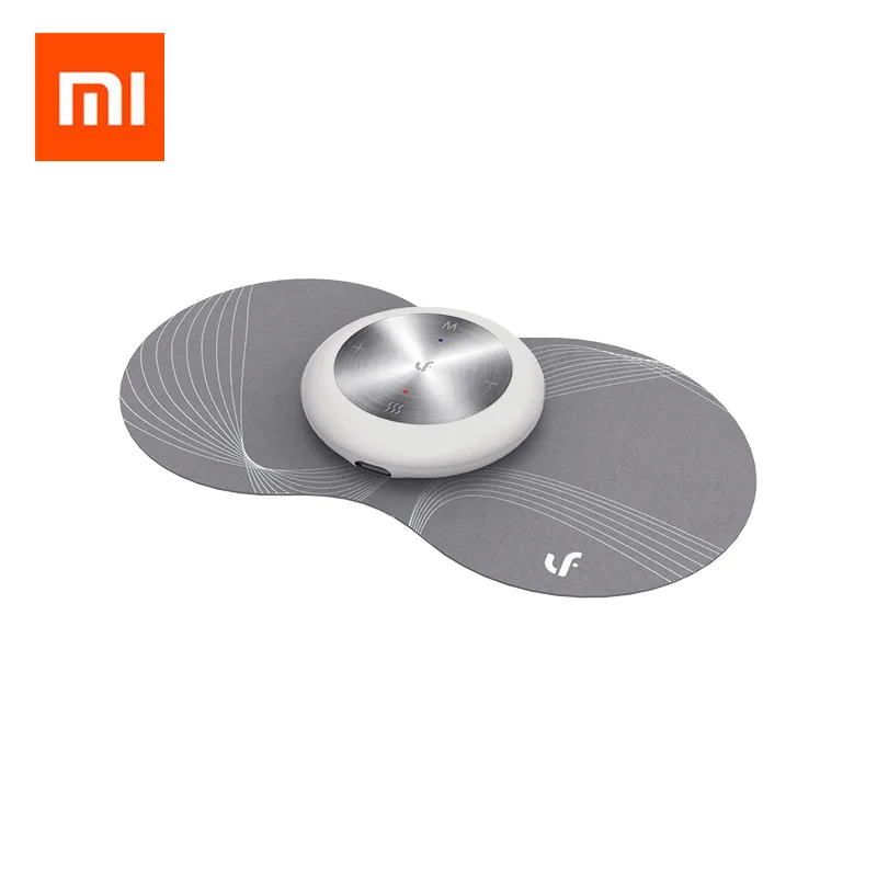 gray Massager Xiaomi Mijia LF умный теплый Массажер для подключения Mijia приложение для расслабления мышц тела Женский Менструальный массажер Волшебные наклейки подарок - Цвет: gray Massager