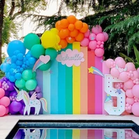 188pcs rainbow horse theme garland balloon arch kit balloons birthday party decorate wedding baby shower balloon party supplies