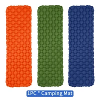 portable safety double layer moisture sleeping pad inflatable bed camping mat outdoor picnic with storage bag easy clean