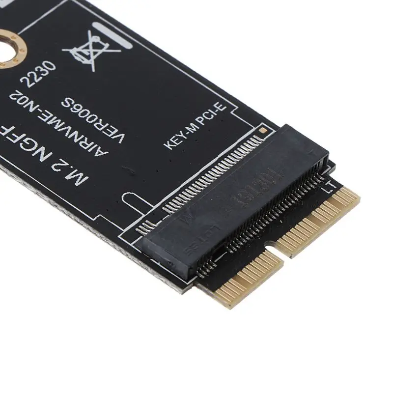 M.2 PCIe NVMe SSD Adapter Converter Card for Apple MacBook Air/Pro 2013-2017 - A1465 A1466 A1398 A1502 A1419 Description Image.This Product Can Be Found With The Tag Names Cheap Computer Cables Connectors, Computer Cables Connectors, Computer Office, High Quality Computer Office