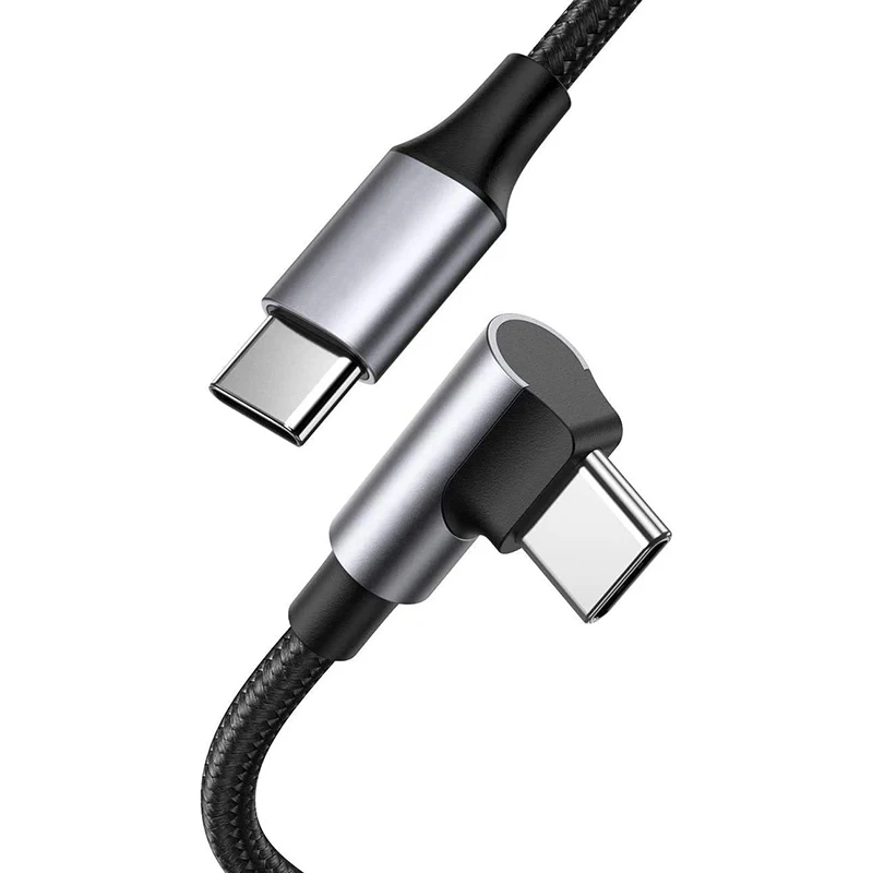 

Кабель с разъемами USB C и USB C под прямым углом, 100 Вт
