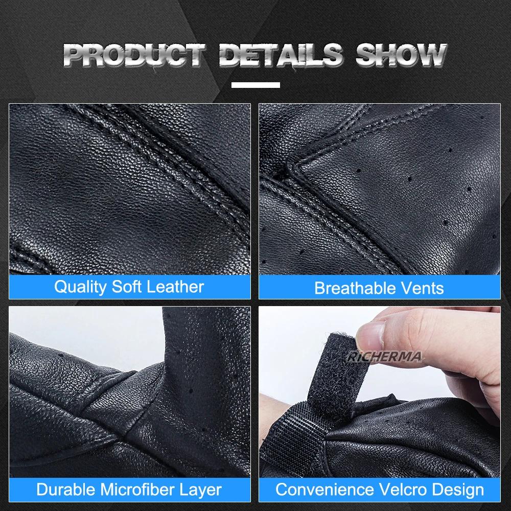 Дышащие черные мотоциклетные перчатки для женщин и мужчин велосипедные с