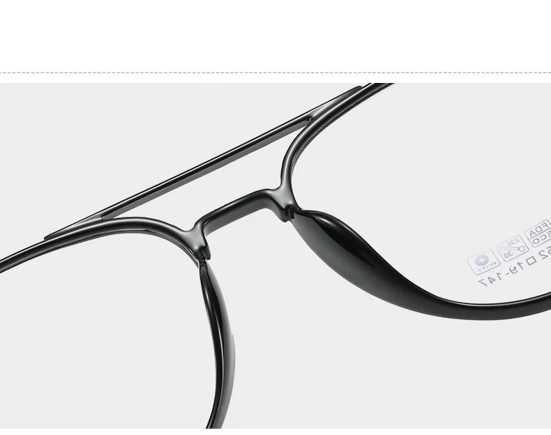 Zerosun Aviation Eyeglasses Frame Men Women Oversized Glasses Man Women's Eyeglass Spectacles for Myopia Diopter Prescription