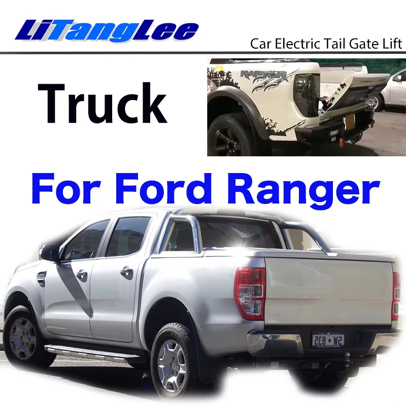 

LiTangLee Car Electric Tail Gate Lift Tailgate Assist System For Ford Ranger T6 2011~2020 Remote Control Trunk Lid