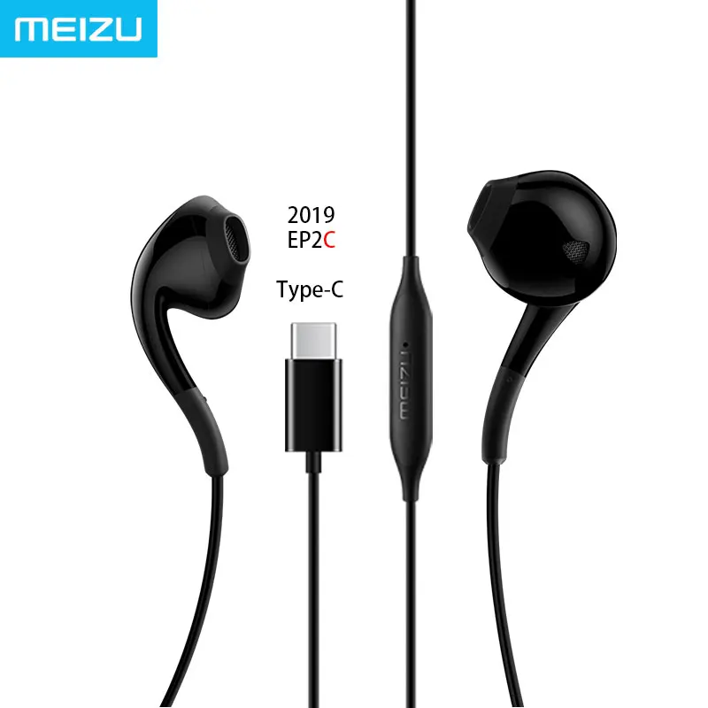 Наушники вкладыши MEIZU EP2C Type C цифровое декодирование высокое качество звука с
