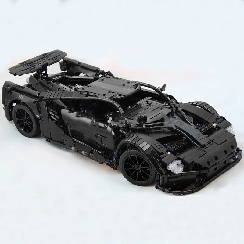 Новый спортивный автомобиль MOC FORD GT Радиоуправляемый с функцией двигателя