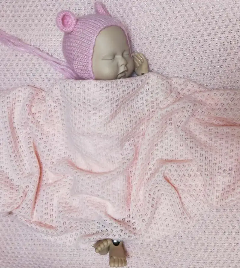 Тонкая трикотажная ткань 150*50 см реквизит для фотосъемки новорожденных одеяло