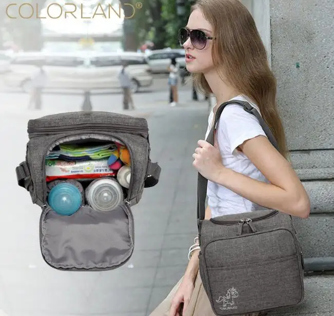 Colorland для детских бутылочек сумка большая из узорчатой ткани Органайзер