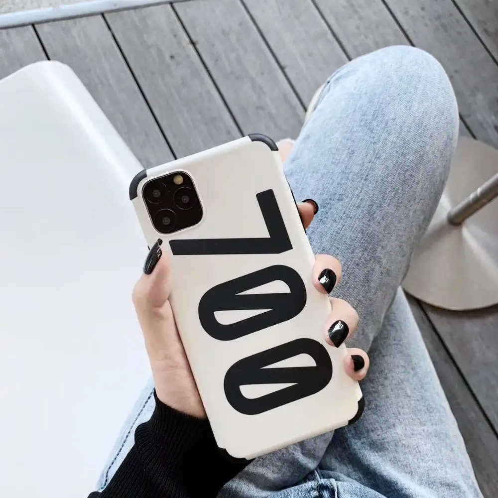 Для iPhone 11 Pro Max Пластиковые роскошные уличные сникерсы 350 700 белая коробка для