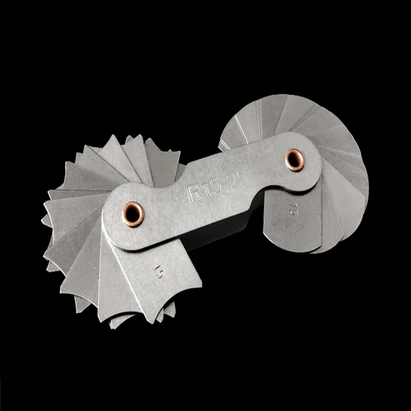 R1-R6.5/R7-R14.5/R15-R25 Radius Gauge Sample R with 1-25 Blades Range for Industrial Measurement | Инструменты
