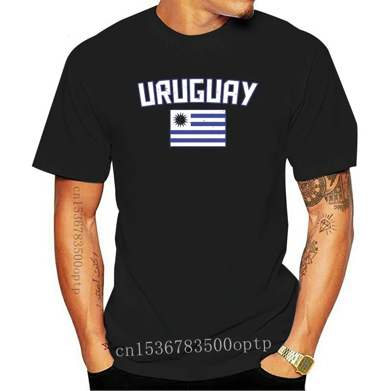 

Новая мужская фотофутболка Threadrock, Южная Америка Uruguayan