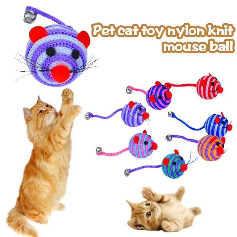 Принадлежности для тренировки животных кошка собака мышь соломенный шар нейлон