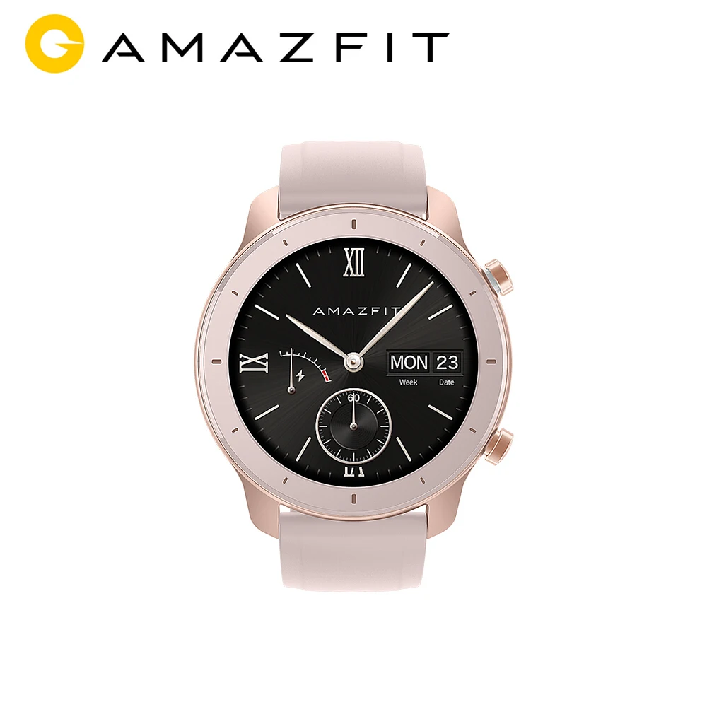 [Глобальная версия] AMAZFIT GTR умные часы 42 мм 5 АТМ водонепроницаемые gps ГЛОНАСС Bluetooth