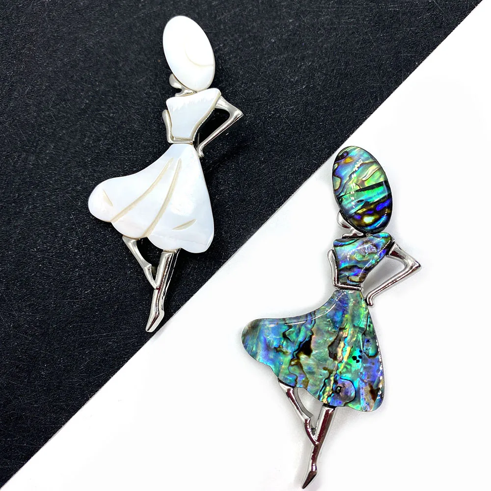 

Exquisite Natural Abalone Shell Natural Mother Shell Pearl Man Shape Size 37x86mm Pendant Necklace DIY Jewelry Exquisitely Made