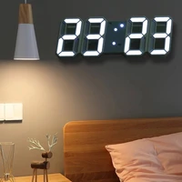led digital wall clock alarm date temperature automatic backlight table desktop home decoration stand hang clocks