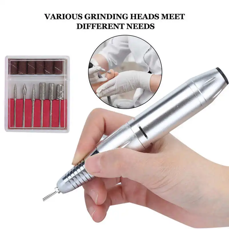 

Manicure Vacuum Cleaner DC Nail Drill Pen Electric Nail Grinder Polisher Kit Portable Polishing Manicure Tool Nail Art