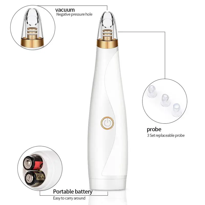 

Electric Blackhead Remover Face Pore Suction Cleaner Beauty Tool for Lady Facial Beauty Skin Care Instrument Pore Cleaner