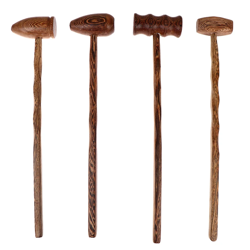 

1Pcs Wooden Massage Hammer Body Stress Relax Massager Stick Fitness Hammer massage back