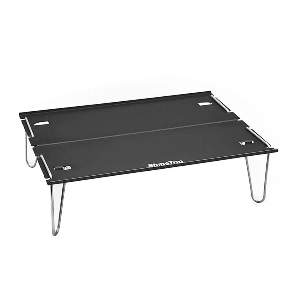 

Mini Folding Aluminum Alloy Table Ultra-light Portable Desk With Carry Bag Outdoor Backpacking Barbecue Camping Furniture