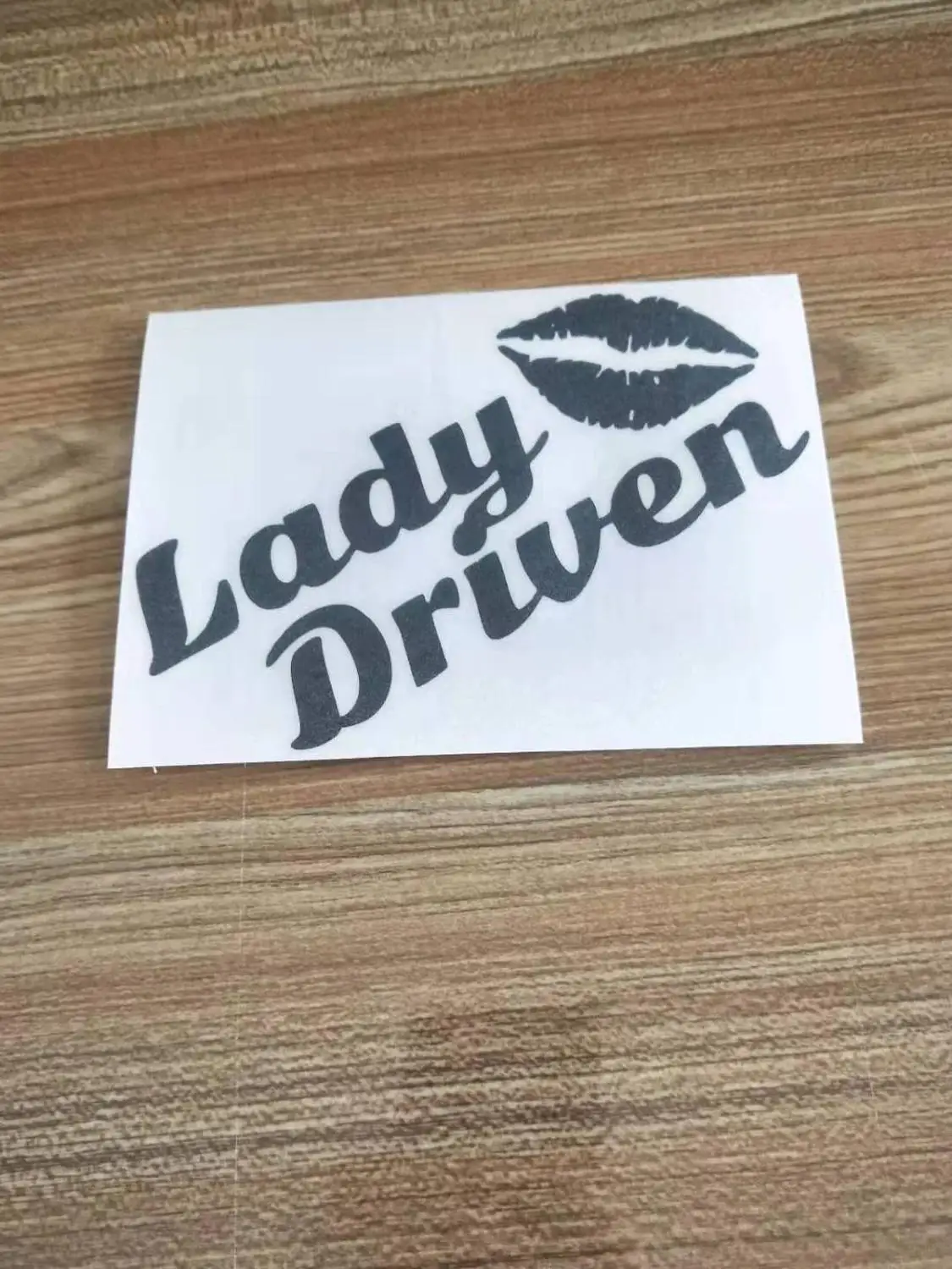 Женская Виниловая наклейка для автомобиля стильная Автомобильная бампер