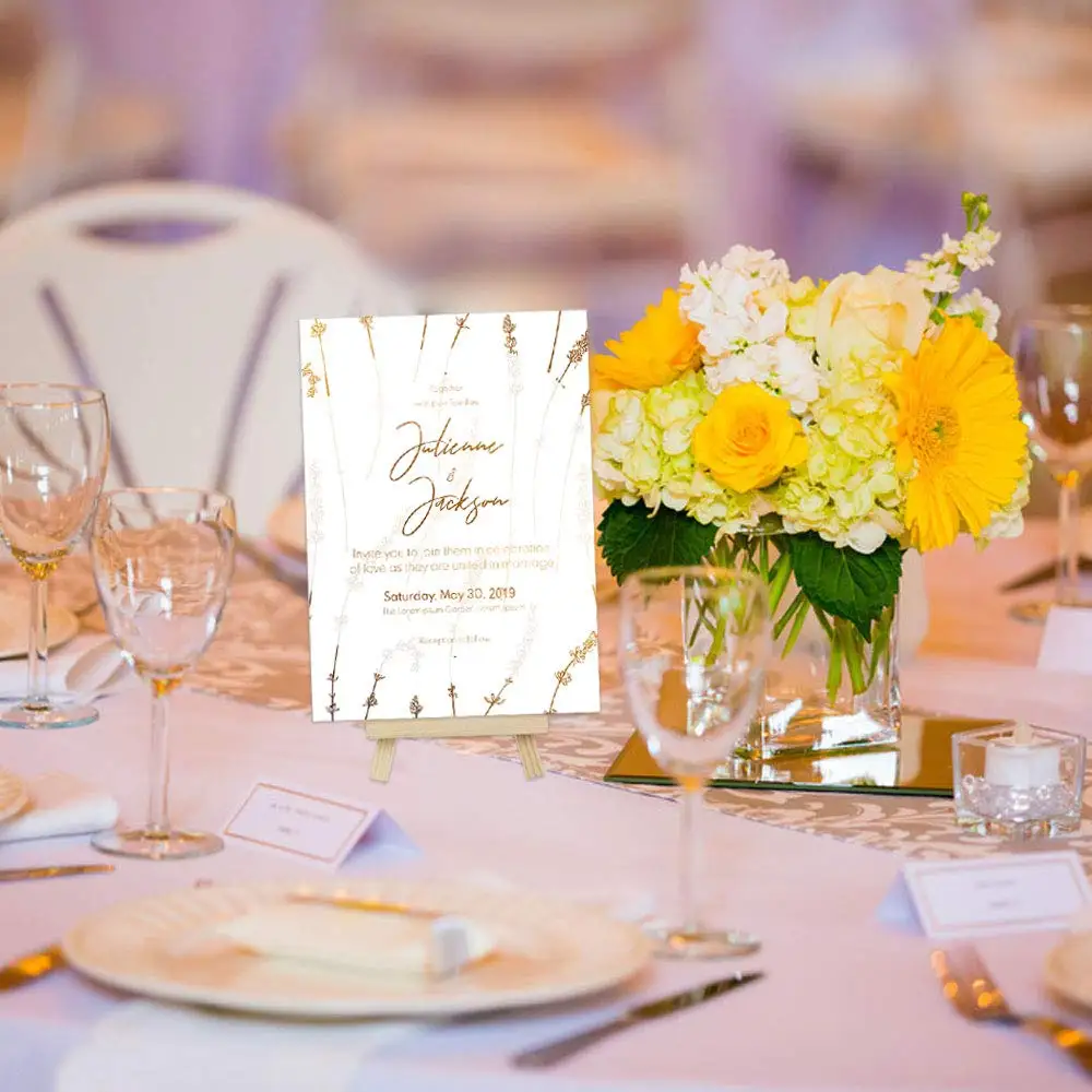 10 шт. портативный деревянный треножник Настольный Дисплей мольберт для